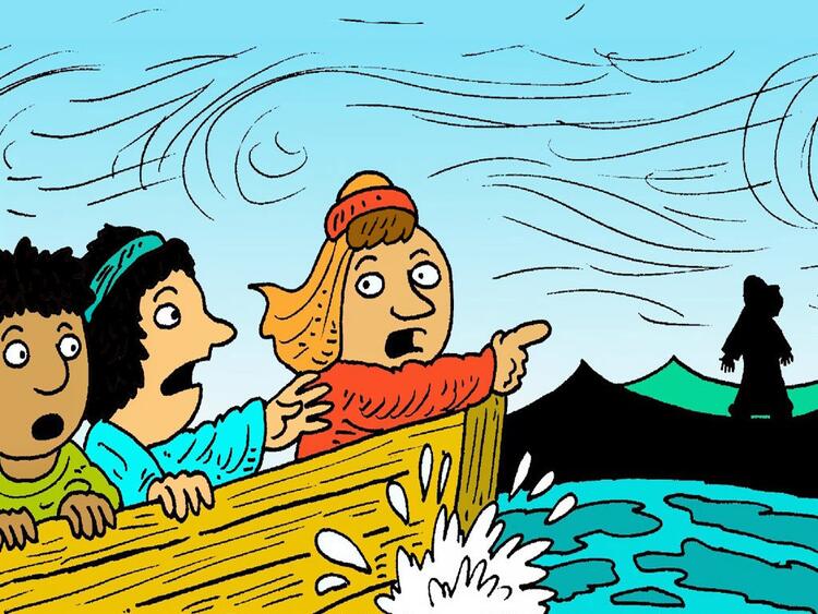 Pedro camina sobre el agua Pedro camina sobre el agua