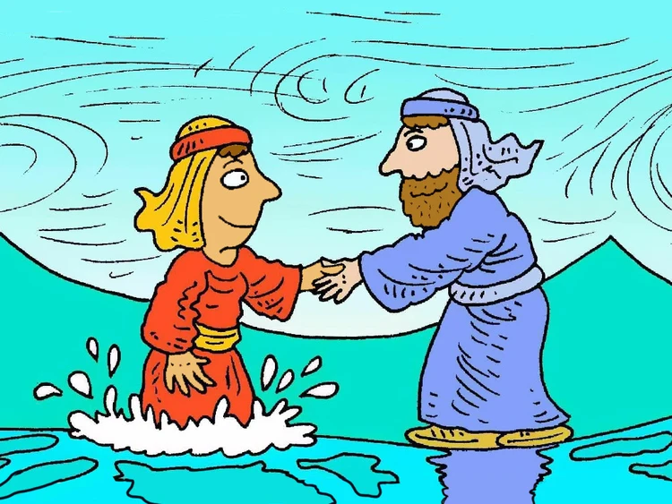 Pedro camina sobre el agua