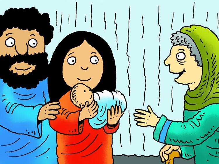 Cuando Jesús tenía 8 días de nacido Cuando Jesús tenía 8 días de nacido