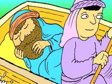Jesús calma la tormenta