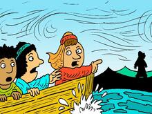 Pedro camina sobre el agua Pedro camina sobre el agua