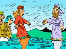 Pedro camina sobre el agua Pedro camina sobre el agua
